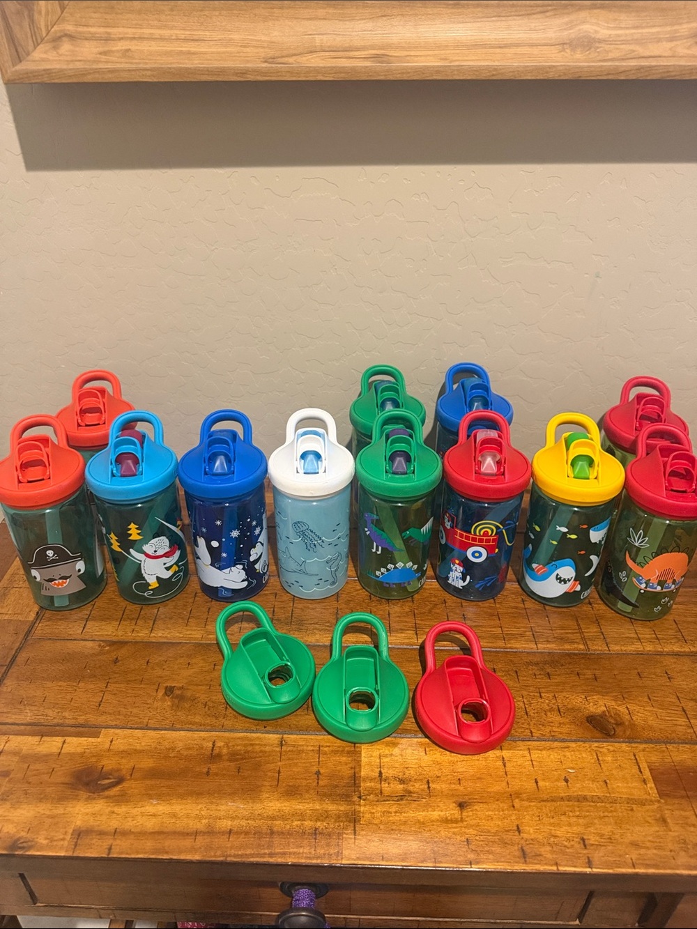 Kids Insulated Adventure Water Bottle with Colorful Lid